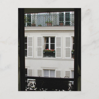 Briefkaart Parisian Window