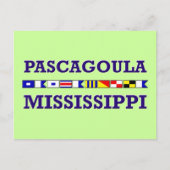 Briefkaart Pascagoula (Voorkant)