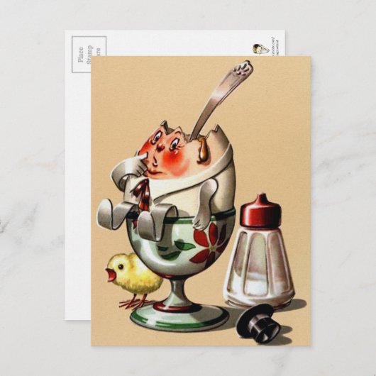 Briefkaart Pasen (Voorkant / Achterkant)