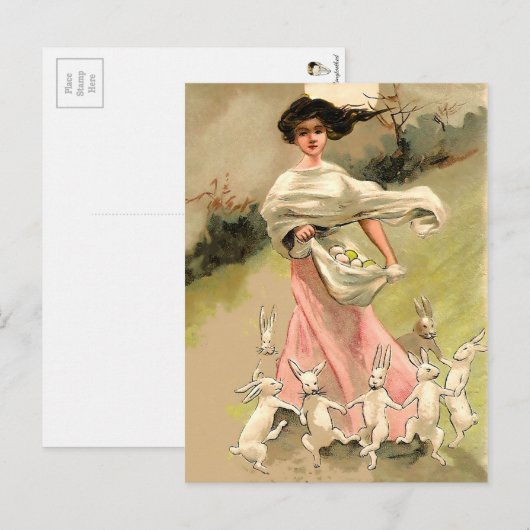 Briefkaart  Pasen (Voorkant / Achterkant)