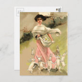 Briefkaart Pasen (Voorkant / Achterkant)