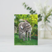 briefkaart "Pasen en Baby" (Staand voorkant)