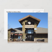 Briefkaart: Paso Robles Train Station in Winter Briefkaart (Voorkant / Achterkant)