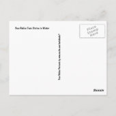 Briefkaart: Paso Robles Train Station in Winter Briefkaart (Achterkant)