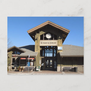 Briefkaart: Paso Robles Train Station in Winter Briefkaart