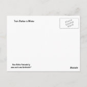 Briefkaart: Paso Robles Train Station in Winter Briefkaart (Achterkant)