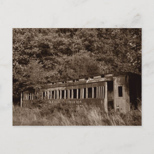 Briefkaart ~ Passagierstrein ~ Ghost van het verle