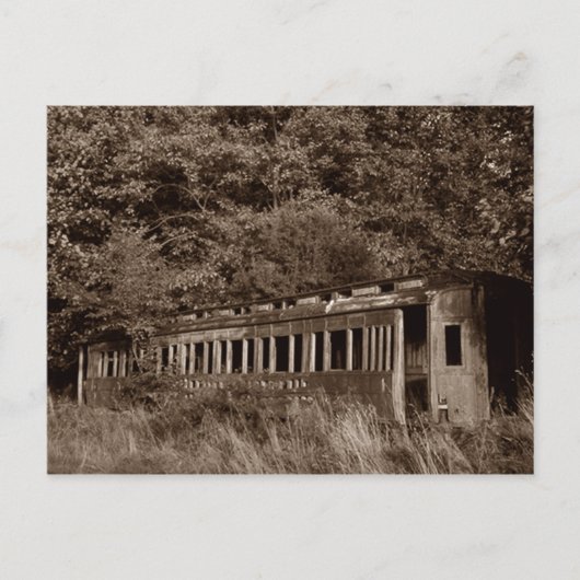 Briefkaart ~ Passagierstrein ~ Ghost van het verle (Voorkant)