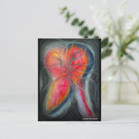 Briefkaart passie (Staand voorkant)