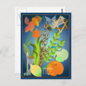 Briefkaart Passoverseder (Voorkant / Achterkant)