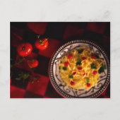 BRIEFKAART PASTA DISH MET TOMATOEN (Voorkant)