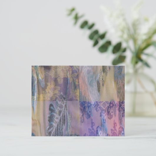 Briefkaart Patchworks II (Staand voorkant)