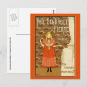 Briefkaart: Pate Dentifrice Briefkaart (Voorkant / Achterkant)