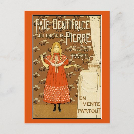Briefkaart: Pate Dentifrice Briefkaart (Voorkant)