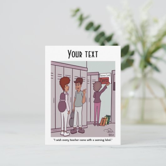 Briefkaart Patiëntenniveau (Staand voorkant)