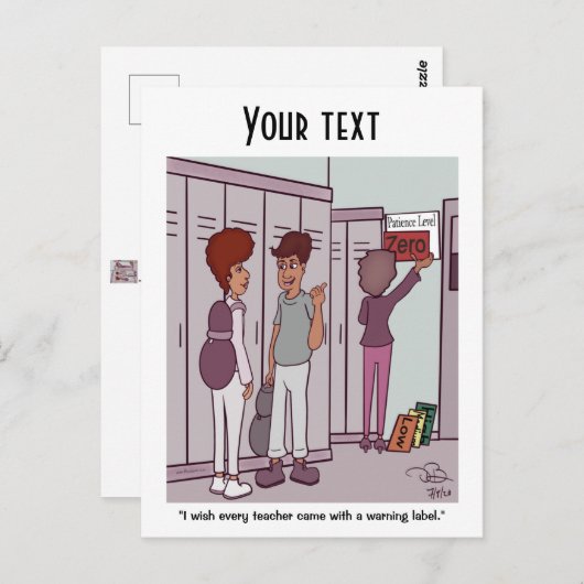 Briefkaart Patiëntenniveau (Voorkant / Achterkant)