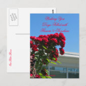 Briefkaart Patio Rozen (Voorkant / Achterkant)