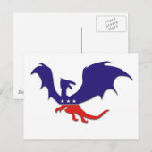 Briefkaart Patriotic Dragon (Voorkant / Achterkant)
