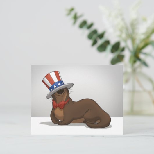 Briefkaart patriotter (Staand voorkant)