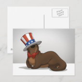 Briefkaart patriotter (Voorkant / Achterkant)