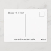 Briefkaart patriottische eekhoorn (Achterkant)