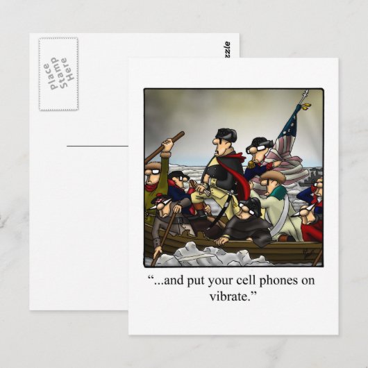 Briefkaart patriottische Humor (Voorkant / Achterkant)