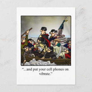 Briefkaart patriottische Humor