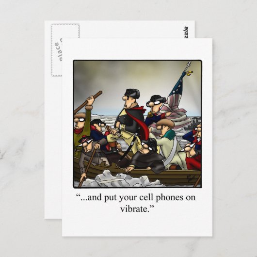 Briefkaart patriottische Humor (Voorkant / Achterkant)