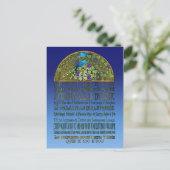 Briefkaart Peacock Pair (Staand voorkant)