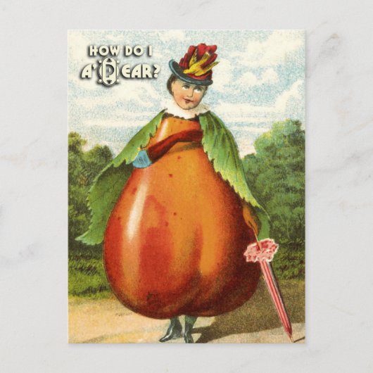  Briefkaart: Pear Briefkaart (Voorkant)