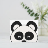 Briefkaart Peeping Panda (Staand voorkant)