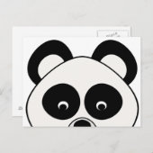 Briefkaart Peeping Panda (Voorkant / Achterkant)