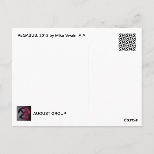 Briefkaart PEGASUS (Achterkant)