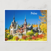 Briefkaart Peles, Sinaia (Voorkant)