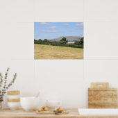 Briefkaart Pendle Hill Lancashire Poster (Keuken)