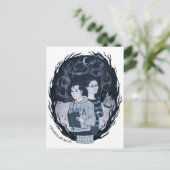 briefkaart "Penelope & Ophelia" - Winterdia (Staand voorkant)