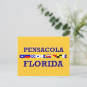 Briefkaart Pensacola (Staand voorkant)