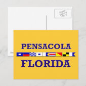 Briefkaart Pensacola (Voorkant / Achterkant)