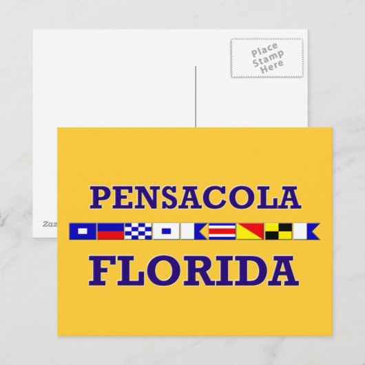 Briefkaart Pensacola (Voorkant / Achterkant)
