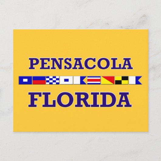 Briefkaart Pensacola (Voorkant)