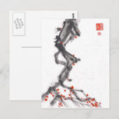 Briefkaart Penseel Art Berry (Voorkant / Achterkant)