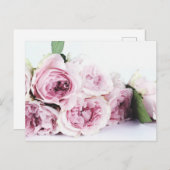 BRIEFKAART PEONY FLOWERS (Voorkant / Achterkant)