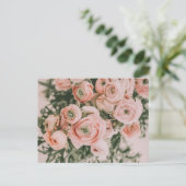 BRIEFKAART PEONY FLOWERS (Staand voorkant)