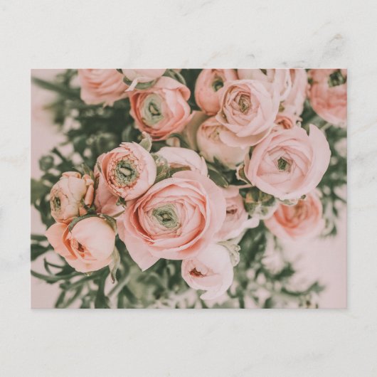 BRIEFKAART PEONY FLOWERS (Voorkant)