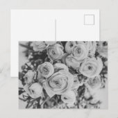 BRIEFKAART PEONY FLOWERS (Voorkant / Achterkant)