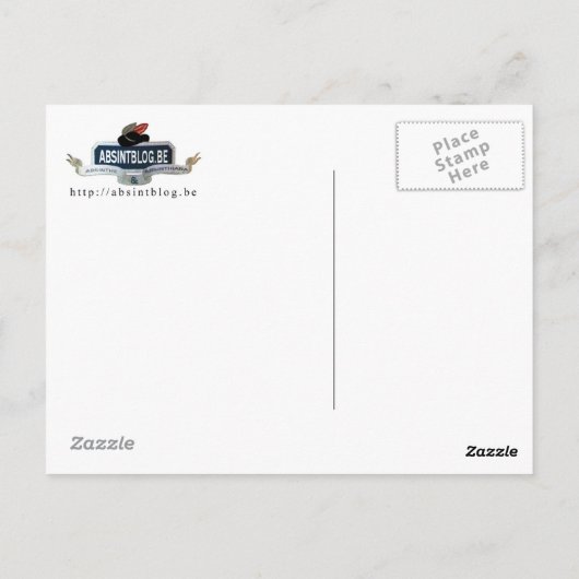 Briefkaart Pernod Fils - Charles Maire schilderij (Achterkant)