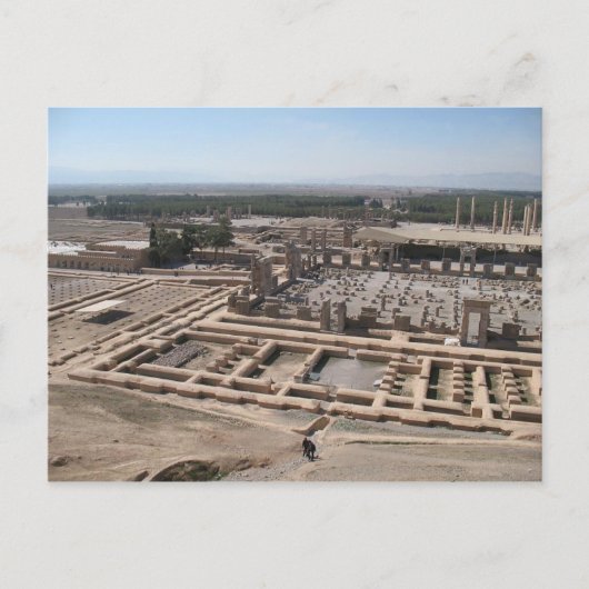Briefkaart - Persepolis Overzicht, Iran (Voorkant)