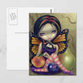 briefkaart "Perzik, pruimen, peul" (Voorkant / Achterkant)