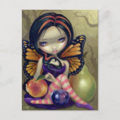 briefkaart "Perzik, pruimen, peul" (Voorkant)