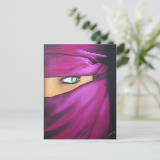 Briefkaart - Perzische gloed (Staand voorkant)